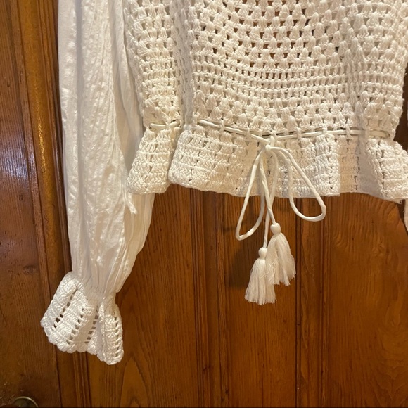 Free People Women's Megan Crochet Top - Picture 3 of 7